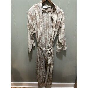 Vintage Carlton Hall Women Robe Gown Loungewear Size Small USA Sexy Time Floral